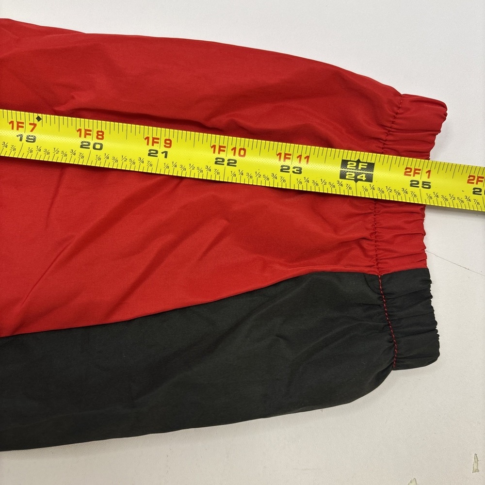 Vtg Pearl Izumi Jacket Mens Size L Black Red Cycling Windbreaker 90s - Picture 10 of 11